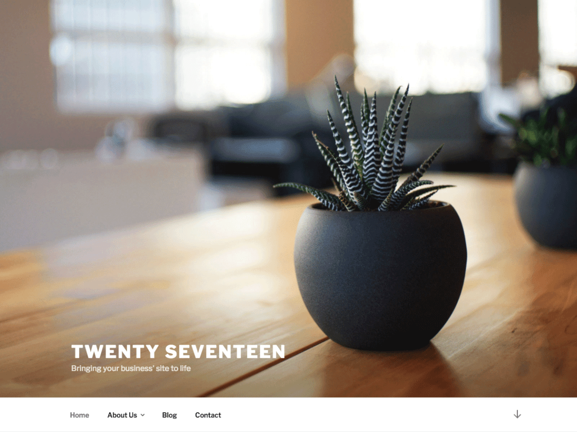 wordpress twenty seventeen motyw